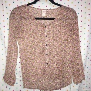 Floral Long Sleeve Blouse
